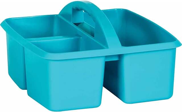 Teal Plastic Storage Caddy