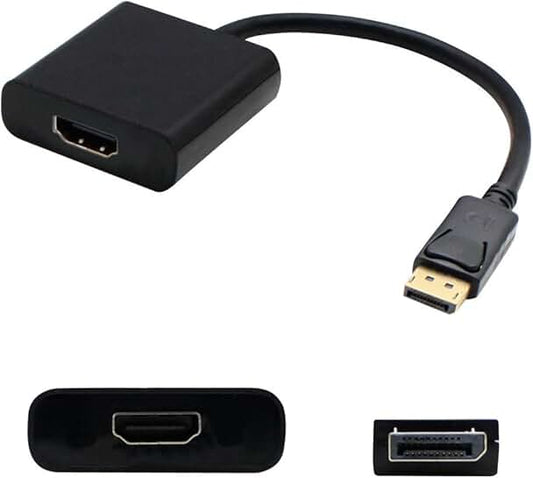 Five 8-inch DisplayPort to HDMI adapters
