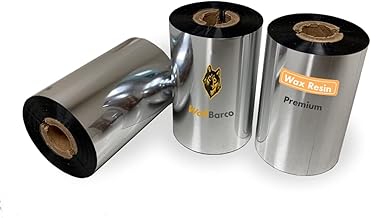 12 Rolls of 2.24" x 361' Wax/Resin Thermal Transfer Ribbons
