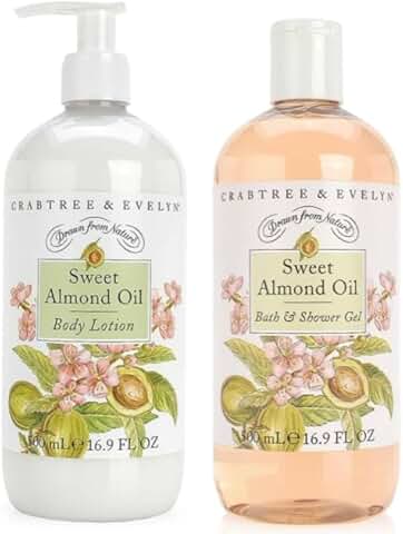 Sweet Almond Oil Bath and Shower Gel and Body Lotion
