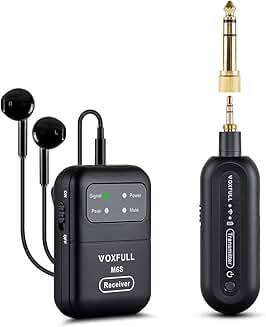 Wireless In-Ear Monitor System with Transmitter and Receiver