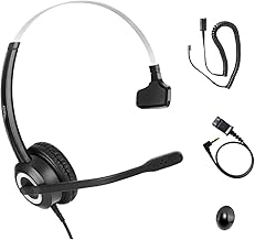 Noise Cancelling Phone Headset with Microphone