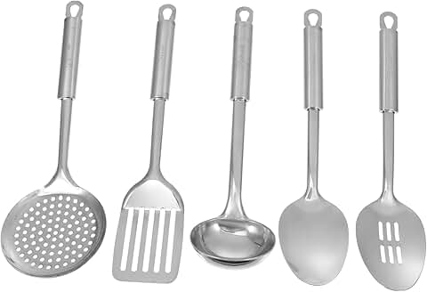 5-Piece Stainless Steel Kitchen Utensil Set