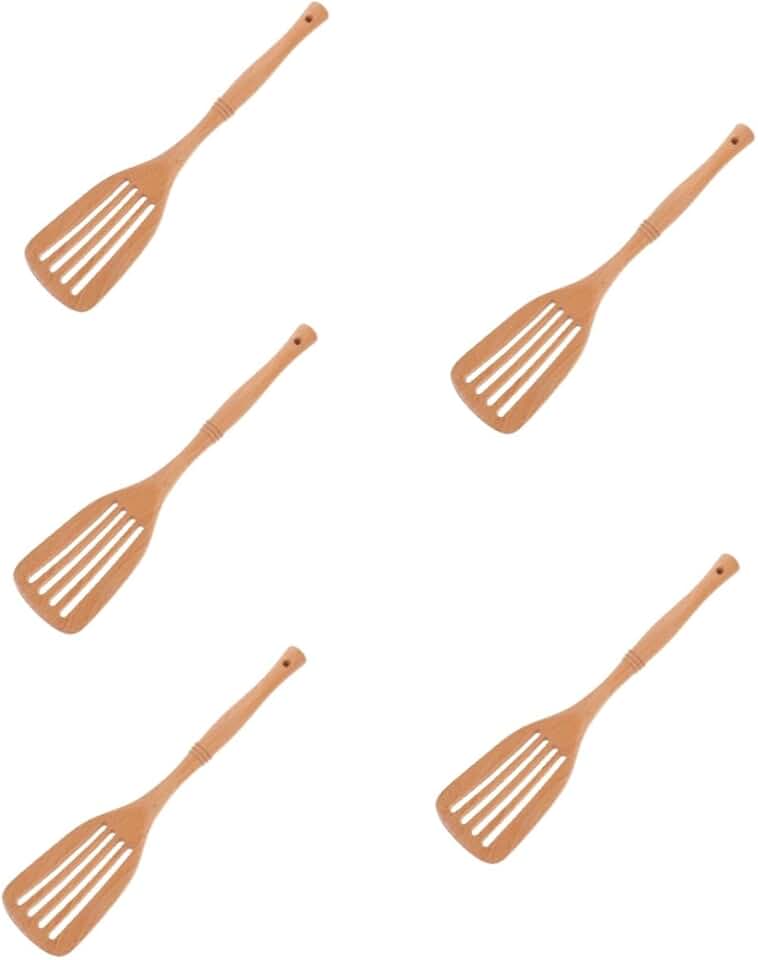 Wooden Kitchen Spatula with Ergonomic Handle