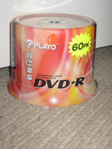 Playo DVD+R (1-16x ) 60pcs Spindle Pack