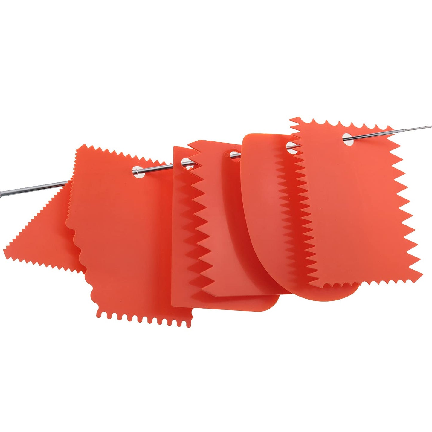 6-Piece Clay Sculpting Tool Set with Plastic Scrapers and Knives