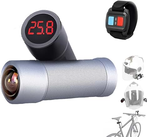 4K Bicycle Helmet Camera with WiFi and Wide Angle