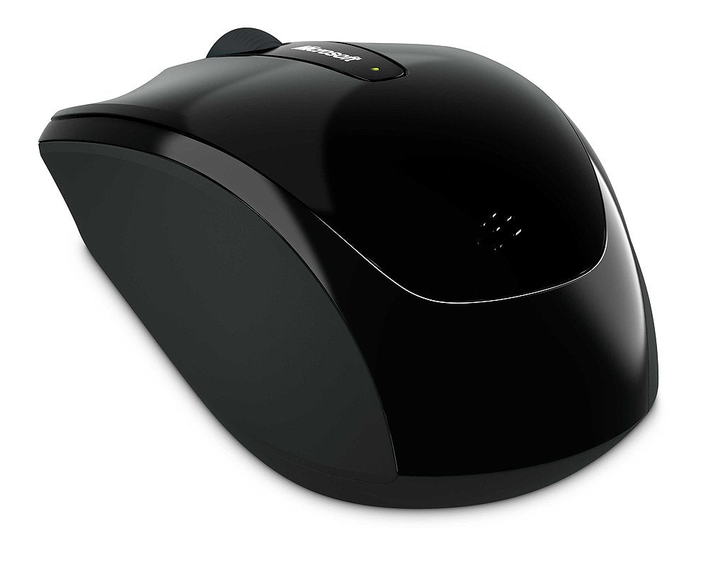 Wireless Mobile Mouse 3500 - Black. Comfortable design, Right/Left Hand Use, Wireless, USB 2.0 with Nano transceiver for PC/Laptop/Desktop, works with for Mac/Windows Computers