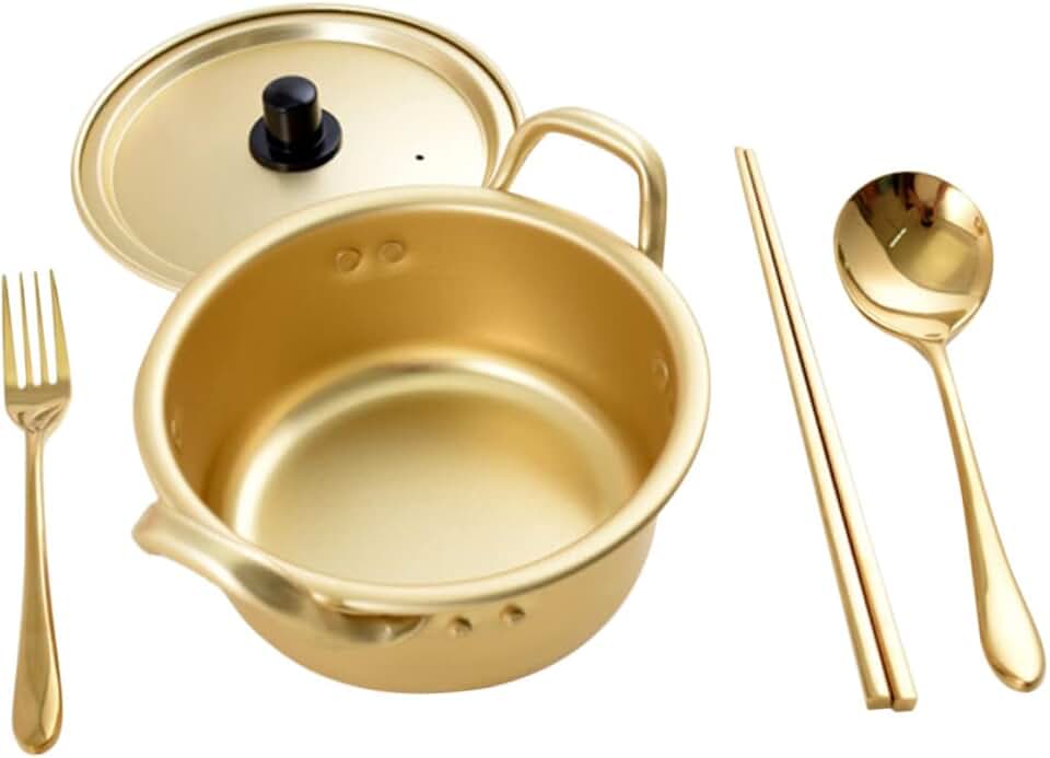 Multi-Function Korean Ramen Cooker with Utensils