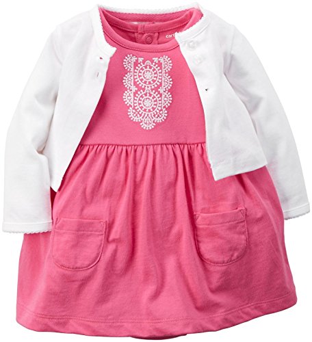Baby Girls' 2 Piece Dress Set 121g461, Pink, 3 Months