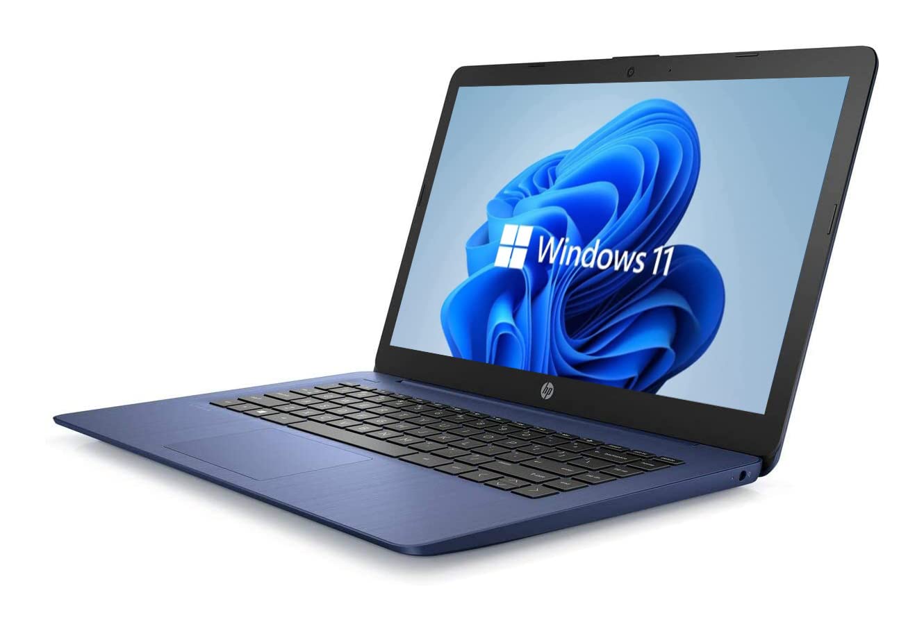 Newest 14" HD Laptop, Windows 11, Intel Celeron Dual-Core Processor Up to 2.60GHz, 4GB RAM, 64GB SSD, Webcam, Dale Pink(Renewed) (Dale Blue)