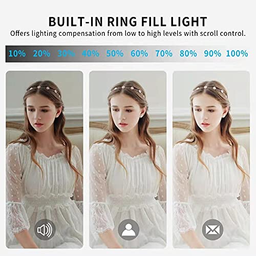 Turui Webcam 2K QHD for Desktop,USB Web Cam with Builtin Noise Reduction Dual Microphones and Builtin Two Speakers, Desktop Computer Camera Streaming Camera for Video Conferencing, Teaching