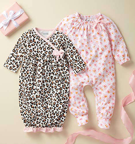 Baby Girls' Watch ME Grow Set, Leopard, 0-6 Months