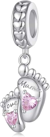 Mother's Day Silver Mom Pendant for Jewelry Gift
