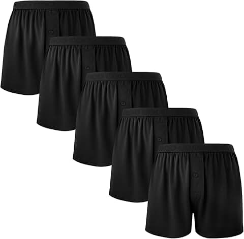 Soft breathable men's boxer shorts pack