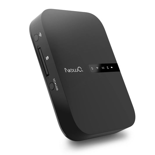 Filehub AC750 Travel Router with Hard Drive and SD Card Reader