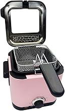 Half-Scale Electric Fryer with Removable Basket and Adjustable Temp