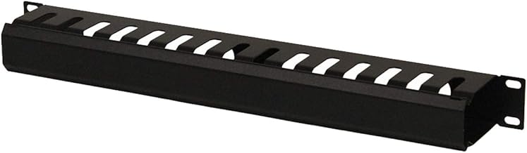 1U Metal Horizontal Cable Management Duct for 19-Inch Racks