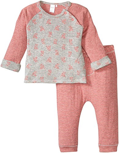 Baby Girls' Deer 2 Pieces Set T-Shirt and Pants Knit, Pink, 3 Months