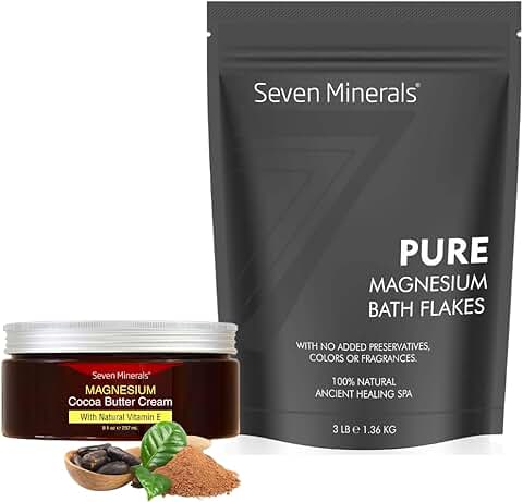 Magnesium Cream and Bath Flakes