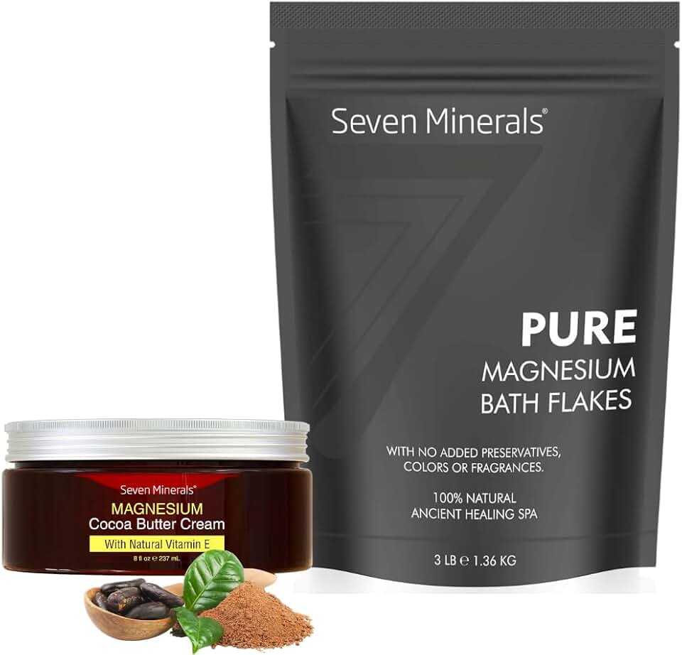 Magnesium Cream and Bath Flakes