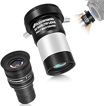 7mm Wide Angle Telescope Eyepiece with 3X Barlow Lens