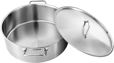 11 Quart Heavy Duty Stainless Steel Stock Pot with Lid