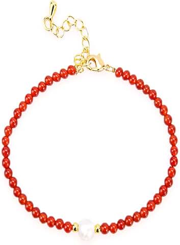 Adjustable 3mm Bead Bracelet with Extension Chain