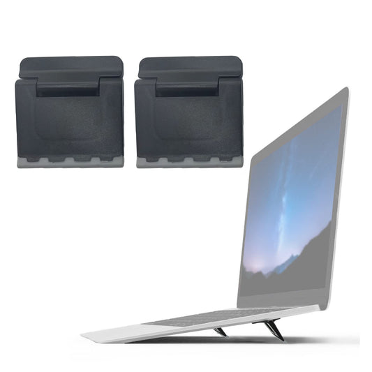 Two Portable Laptop Keyboard Risers for Desk