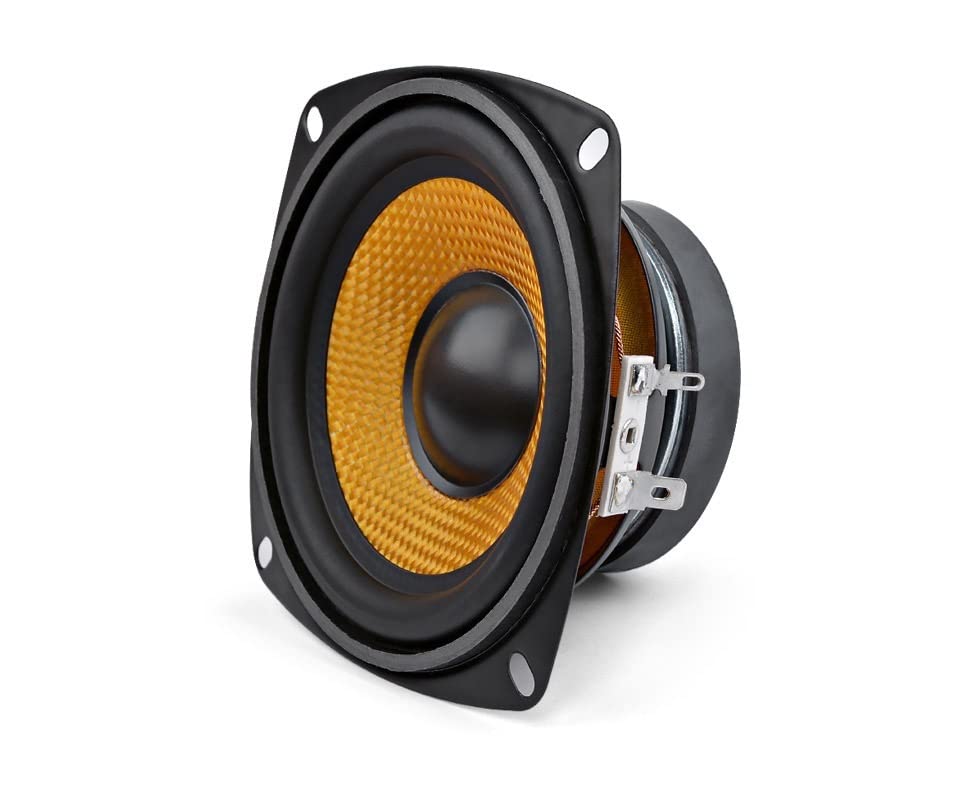 '-SPEAKER, 1Pc 4Inch Audio Portable Speaker 4 Ohm 15W Bass Speaker DIY Professional Multimedia Subwoofer Speakers For Sound System (Size : 4Inch)