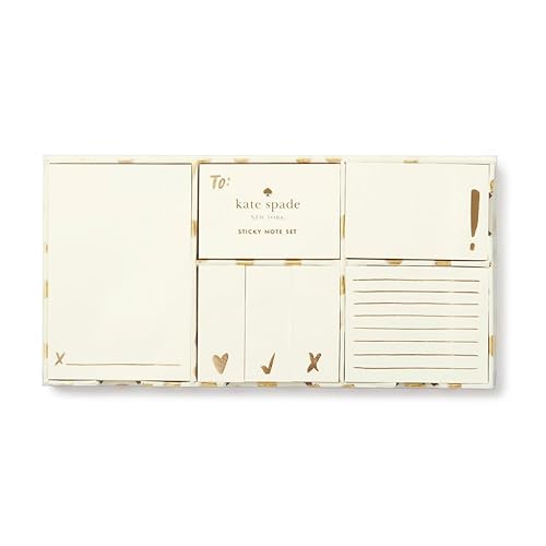 Women's Flamingo Dot Gold Sticky Note Set