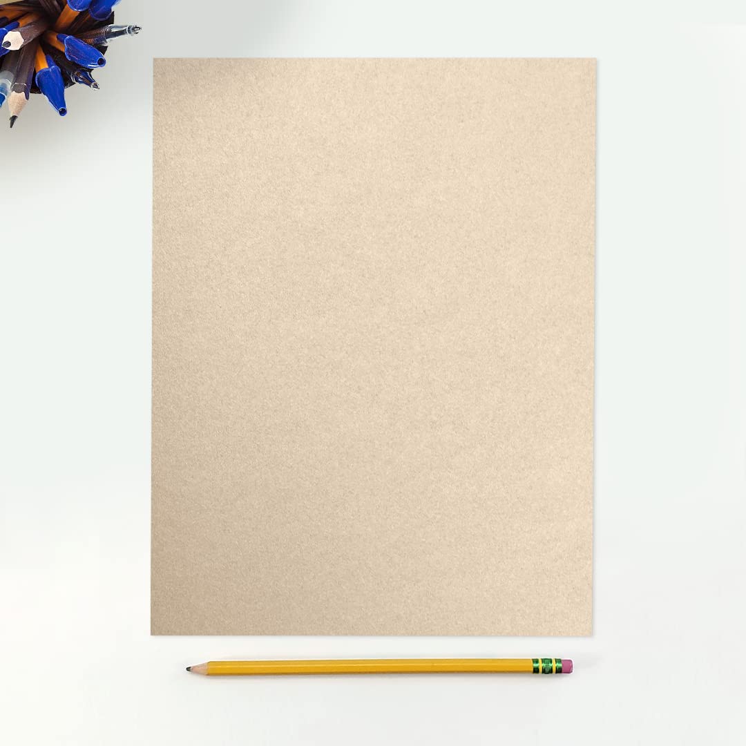 Taupe Metallic Letter Paper, 8.5 x 11, 80lb, 50 sheets