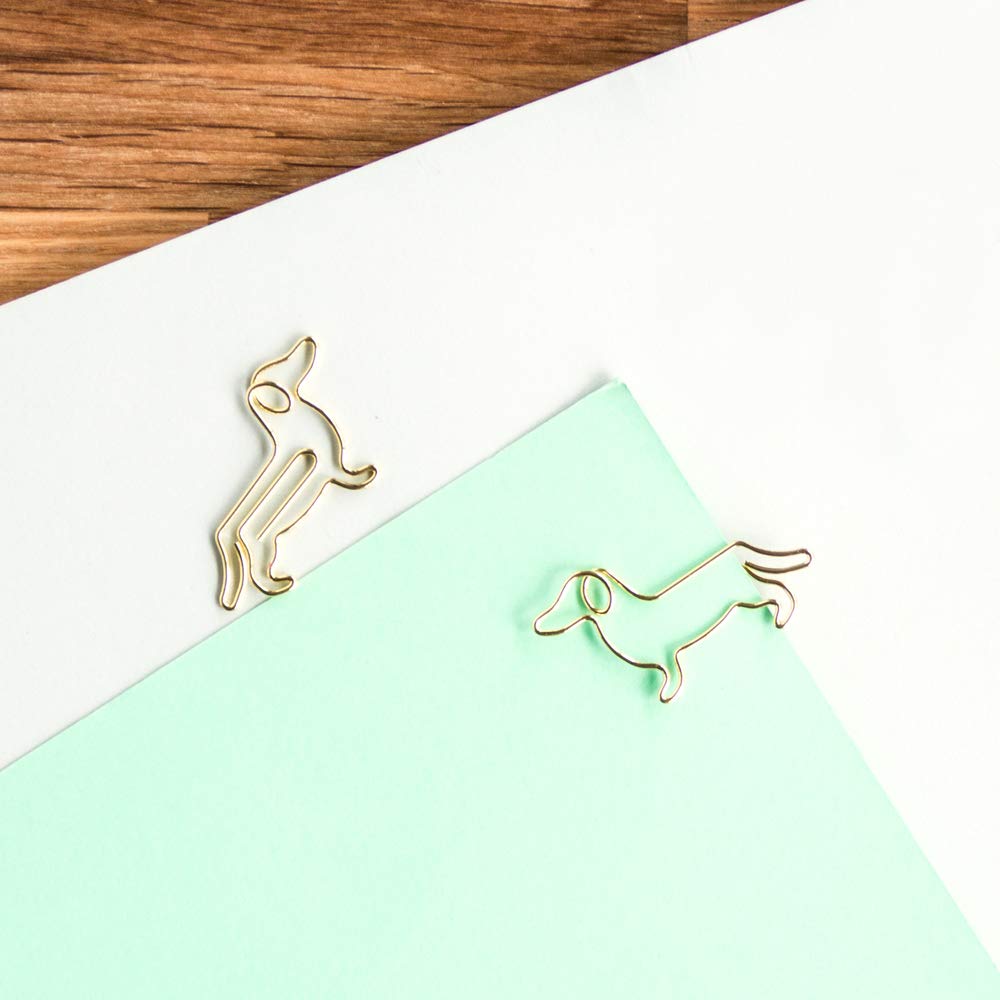 Well-designed dog paper clips