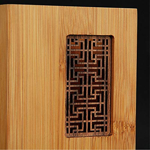 Garden Style Bamboo Wood Desk Pen Holder