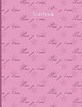 Paris Je T'aime Composition Notebook, 110 Pages
