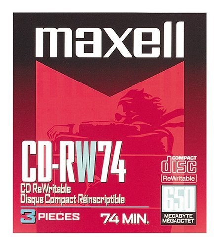 (R) CD-RW, 650MB/74 Minutes, 1x-4x, Pack of 3