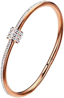 Gold Plated Cubic Zirconia Bead Bracelet for Women
