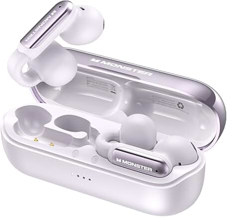 Comfort Clip-On Bluetooth Earbuds with Noise Cancellation