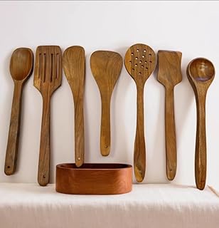 Wooden Spatulas for Cooking and Baking