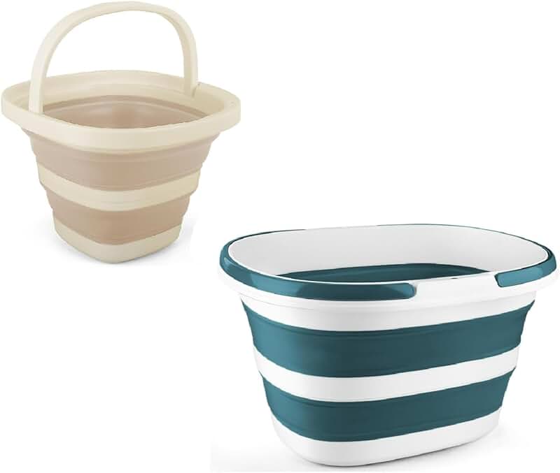 Foldable 4.2-Gallon Multi-Purpose Collapsible Bucket