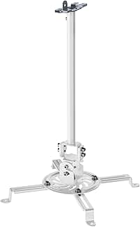 Universal Metal Drop Ceiling Projector Mount with Extending Arms
