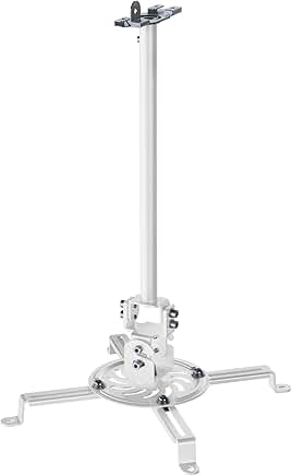 Universal Metal Drop Ceiling Projector Mount with Extending Arms