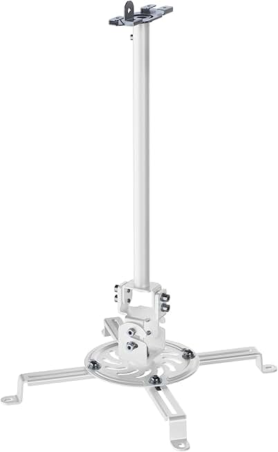 Universal Metal Drop Ceiling Projector Mount with Extending Arms