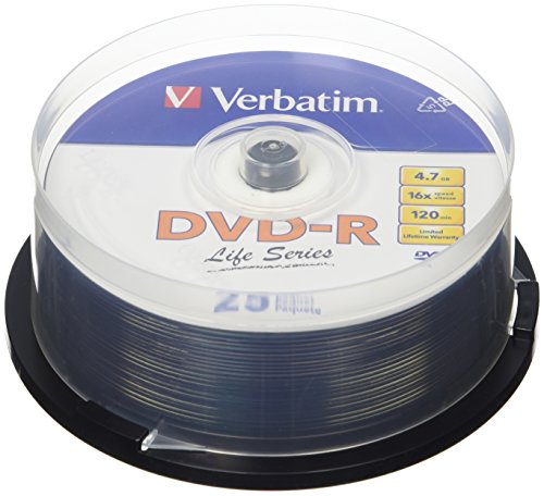 DVD-R Disc Spindle Life Series 25-Pack 16x