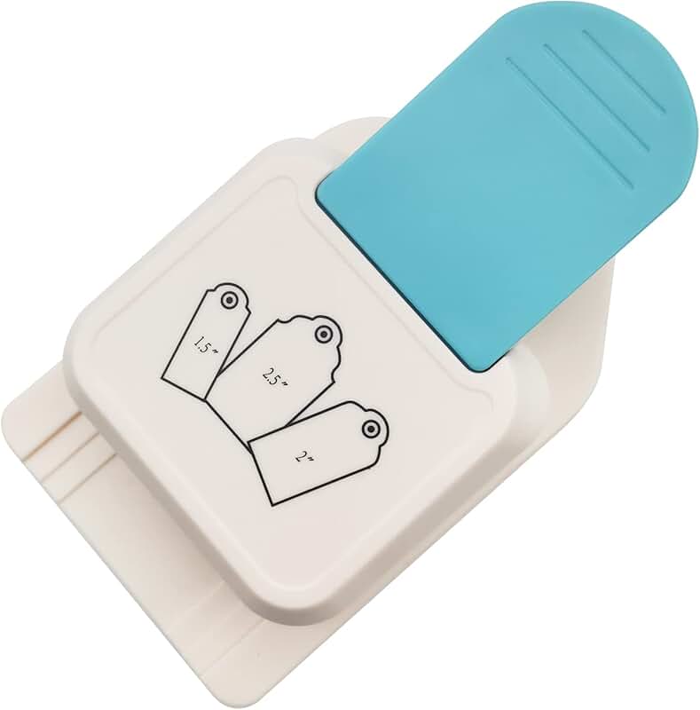 3-in-1 Craft Tag Punch for DIY Projects and Card Making
