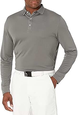 Men's Long Sleeve Performance Golf Polo