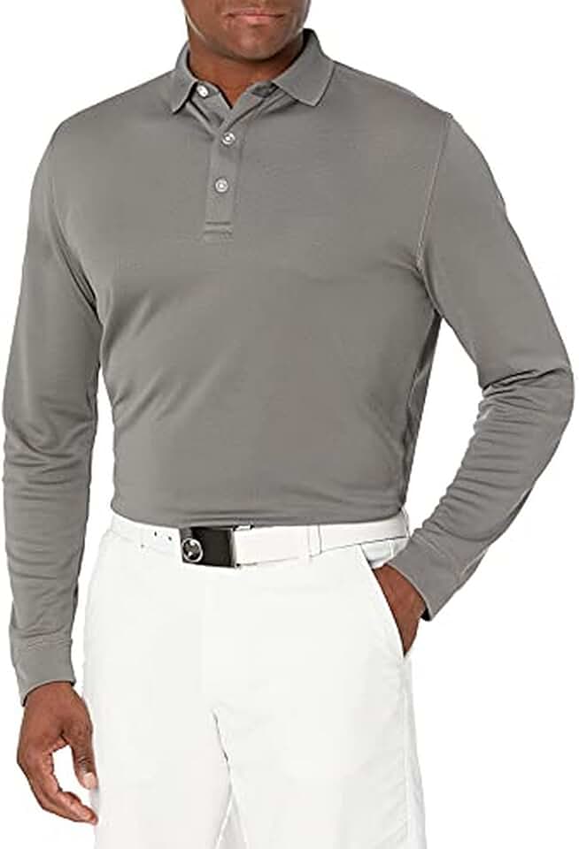 Men's Long Sleeve Performance Golf Polo