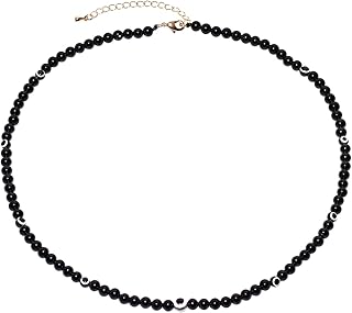 Evil Eye Crystal Beaded Choker Necklace for Women