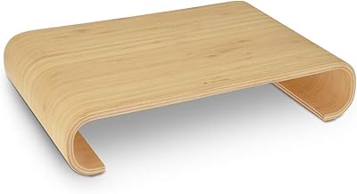 Wooden Monitor Stand Riser for Desk and Screen