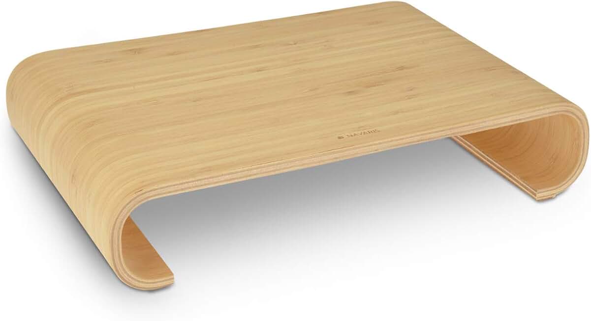Wooden Monitor Stand Riser for Desk and Screen